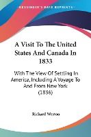 Portada de A Visit to the United States and Canada