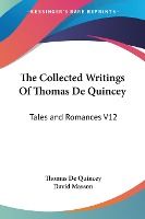 Portada de Collected Writings of Thomas De Quin