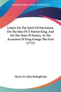 Portada de Letters On the Spirit of Patriotism, On