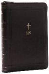 KJV Holy Bible, Compact Reference Bible, Leathersoft, Black with Zipper, 43,000 Cross-References, Red Letter, Comfort Print: Holy Bible, King James Ve