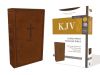 KJV Holy Bible: Large Print Thinline, Brown Leathersoft, Red Letter, Comfort Print: King James Version