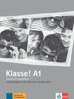 Portada de KLASSE! A1, GUÍA PROFESOR+4 CD+DVD