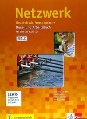 Portada de Netzwerk B1.2. Kurs-und Arbeitsbuch mit DVD und Audio-CDs