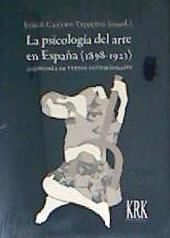 Portada de La psicología del arte en España (1898-1923)