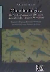 Portada de Obra biológica: De partibus animalium / De motu animalium / De incessu animalium