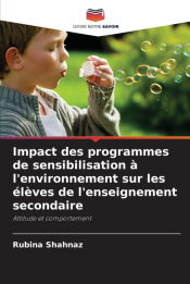 Portada de Impact des programmes de sensibilisation Ã  lâ€™environnement sur les Ã©lÃ¨ves de lâ€™enseignement secondaire