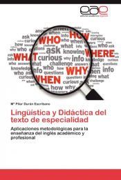 Portada de Linguistica y Didactica del Texto de Especialidad