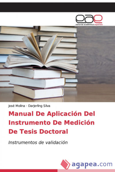 Manual De Aplicación Del Instrumento De Medición De Tesis Doctoral