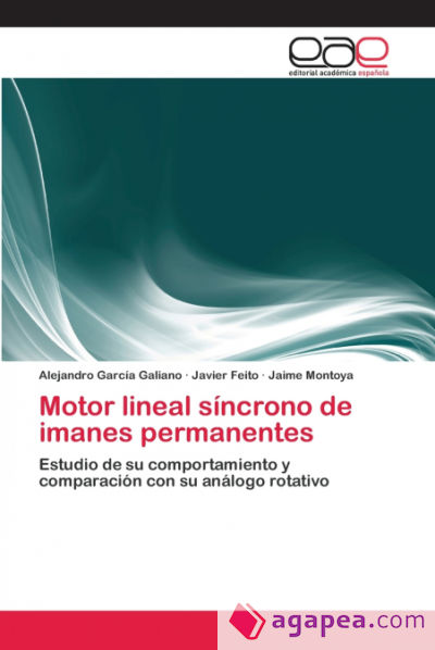 Motor lineal síncrono de imanes permanentes