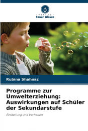 Portada de Programme zur Umwelterziehung