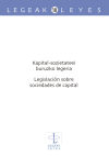 Kapital-sozietateei buruzko legeria ? Legislación sobre sociedades de capital