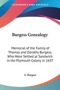 Portada de Burgess Genealogy