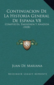 Portada de Continuacion De La Historia General De Espana V8
