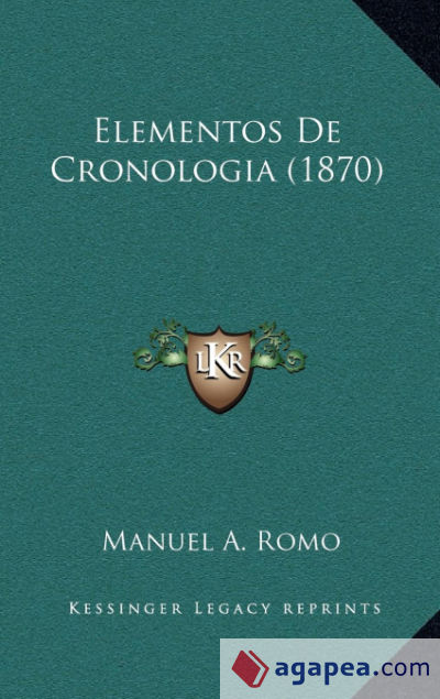 Elementos De Cronologia (1870)