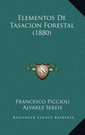 Portada de Elementos de Tasacion Forestal (1880)