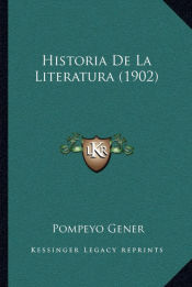 Portada de Historia De La Literatura (1902)