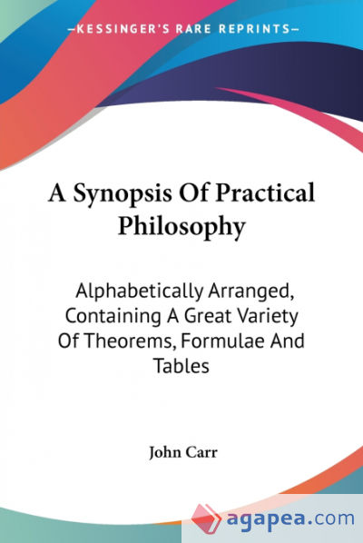 A Synopsis Of Practical Philosophy