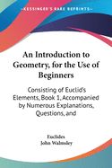 Portada de An Introduction to Geometry, for the Use of Beginners