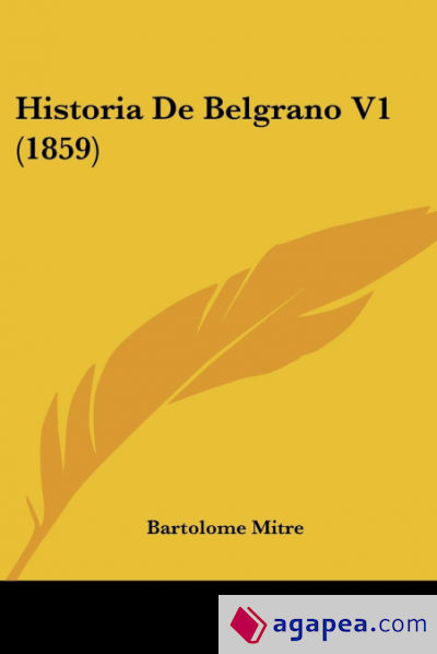 Historia De Belgrano V1 (1859)