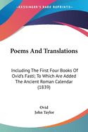 Portada de Poems And Translations