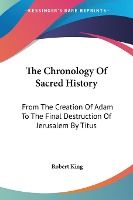 Portada de The Chronology Of Sacred History