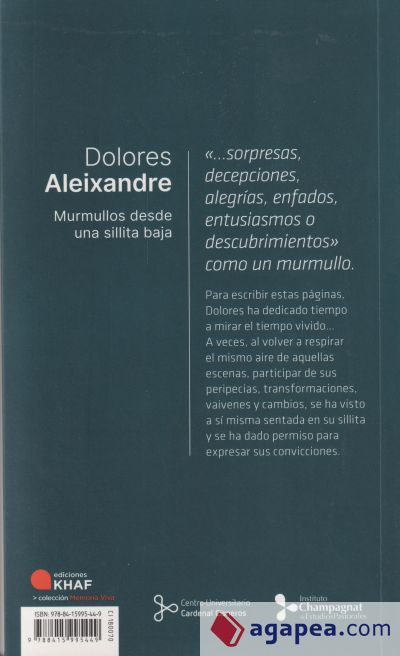 Murmullos desde una sillita baja Murmullos desde una sillita baja