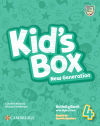 Kid's Box New Generation English for Spanish Speakers Level 4 Activity Book with Home Booklet and Digital Pack