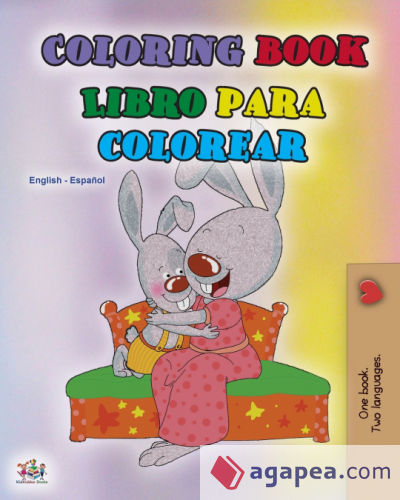 Coloring book #1 (English Spanish Bilingual edition)