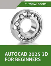 Portada de AutoCAD 2025 3D For Beginners (Colored)