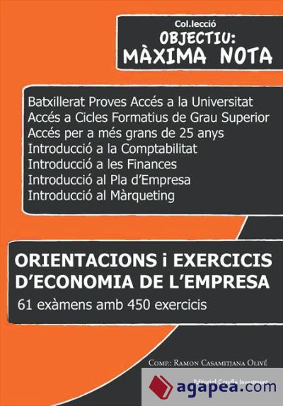 Orientacions i exercicis d'Economia de l'empresa