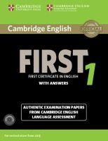 Portada de Cambridge English First 1 for updated exam. Student's Book with answers and Audio CDs (2)