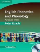 Portada de English Phonetics and Phonology Fourth Edition