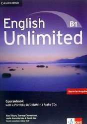 Portada de English Unlimited B1 - Pre-Intermediate. Coursebook with e-Portfolio DVD-ROM + 3 Audio-CDs