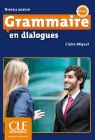 Portada de Grammaire en dialogues - Niveau avancé. Buch + Audio-CD + Corrigés