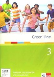 Portada de Green Line. Workbook 3. 7. Klasse