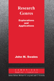 Portada de Research Genres: Explorations and Applications