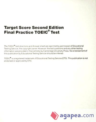 Target Score for TOEIC. Student's Book with Test Pack