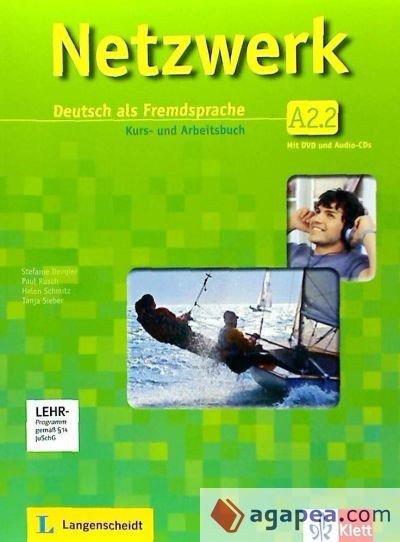 Netzwerk A2. Kurs-und Arbeitsbuch mit DVD una Audio CDs