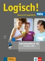 Portada de Logisch! neu A2. Lehrerhandbuch mit Video-DVD: Deutsch für Jugendliche