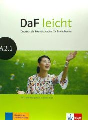 Portada de DaF leicht, Kurs- und Übungsbuch und DVD-ROM A2.1