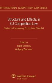 Portada de Structure and Effects in EU Competition Law - Studies on Exclusionary Conduct and State Aid