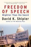 Portada de Freedom of Speech: Mightier Than the Sword