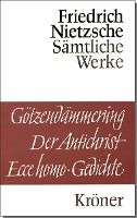 Portada de Götzendämmerung. Wagner-Schriften. Der Antichrist. Ecce Homo. Gedichte