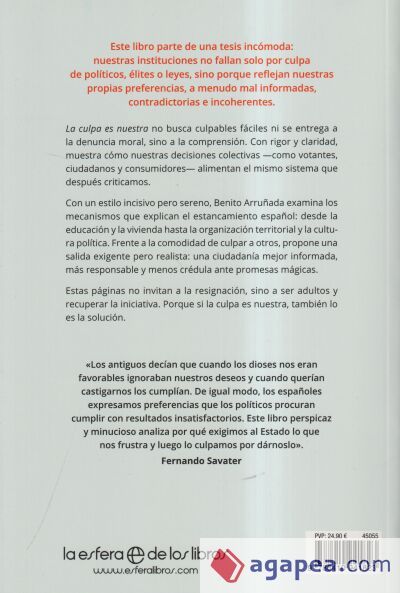 La culpa es nuestra