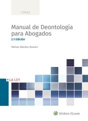 Portada de MANUAL DE DEONTOLOGIA PARA ABOGADOS 2&ordf; ED