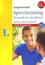 Portada de Langenscheidt Sprechtraining Deutsch Für Den Beruf - German Business Communication (German Edition): Übungen Zum Hören Und Sprechen