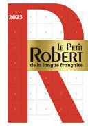 Portada de DIC ROB PETIT ROBERT 2023