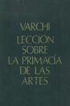 LECCION SOBRE PRIMACIA DE LAS ARTES