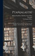 Portada de Ptañjalastri; With The Scholium Of Vysa And The Commentary Of Vcaspati; Edited By Djrm [sic] Shstr Bodas