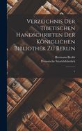 Portada de Verzeichnis der tibetischen Handschriften der Königlichen Bibliothek zu Berlin: 1